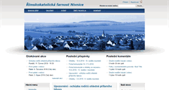 Desktop Screenshot of farnost.nivnice.cz