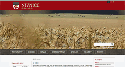 Desktop Screenshot of nivnice.cz